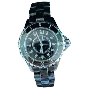 Chanel j12 quartz black ceramic watch