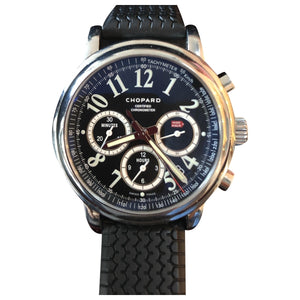 Chopard mille miglia  navy steel watch