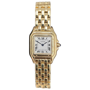 Cartier panthère gold yellow gold watch