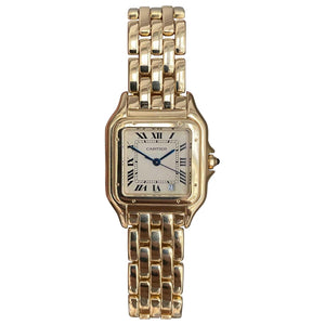 Cartier panthère gold yellow gold watch