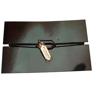 Bvlgari black cloth bracelets