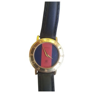 Gucci gold gold plated watch