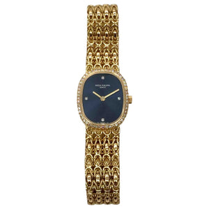Patek Philippe ellipse  gold yellow gold watch