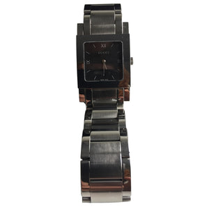 Gucci silver steel watch
