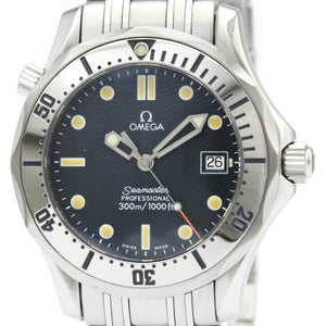Omega seamaster blue steel watch