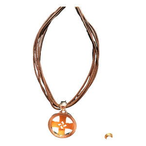 Bvlgari gold gold and steel necklaces