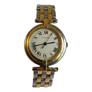 Cartier panthère gold gold and steel watch