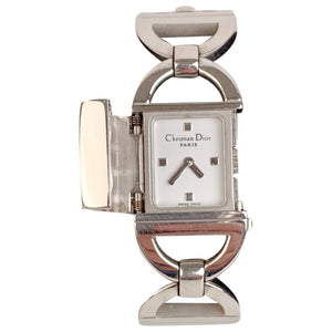 Dior silver steel watch