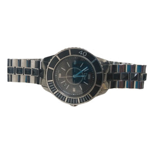 Dior christal silver steel watch