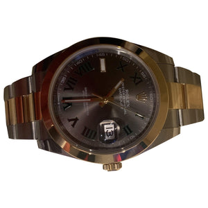 Rolex datejust ii 41mm  gold and steel watch