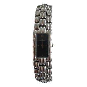 Fendi metallic steel watch