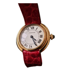 Cartier must vendôme  red yellow gold watch