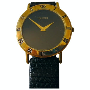 Gucci gold gold plated watch