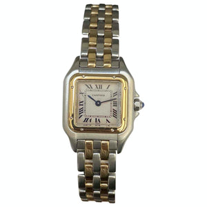 Cartier panthère gold gold and steel watch
