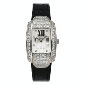 Chopard la strada silver white gold watch