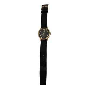 Marc Jacobs black steel watch