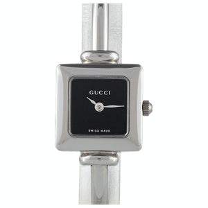 Gucci silver steel watch