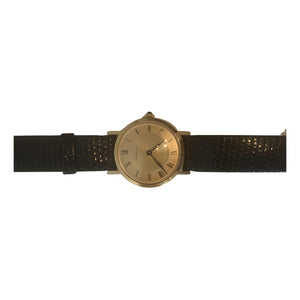 Cartier gold yellow gold watch