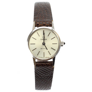Omega de ville  silver steel watch