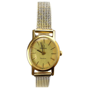 Omega gold gold plated watch