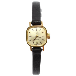 Omega gold yellow gold watch