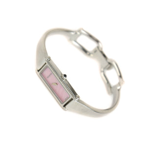 Gucci horsebit silver steel watch
