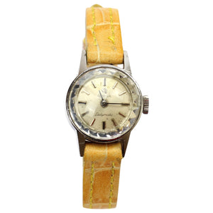 Omega de ville ladymatic silver steel watch