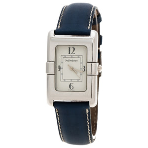 Yves Saint Laurent blue steel watch