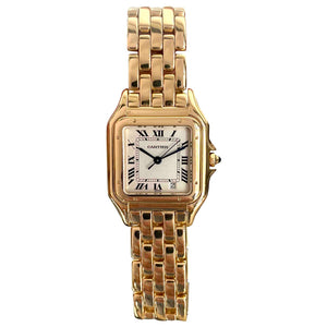 Cartier panthère gold yellow gold watch
