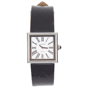 Chanel mademoiselle silver steel watch