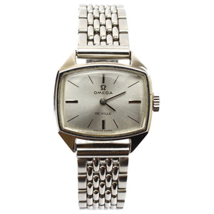 Omega de ville  silver steel watch