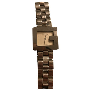 Gucci g-timeless metallic steel watch