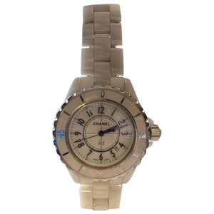 Chanel j12 quartz white ceramic watch