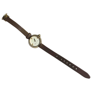 Marc Jacobs brown gold plated watch