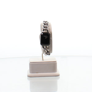 Chanel première silver steel watch