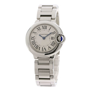 Cartier ballon bleu silver steel watch