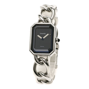 Chanel première silver steel watch