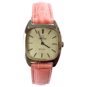 Omega de ville  silver steel watch