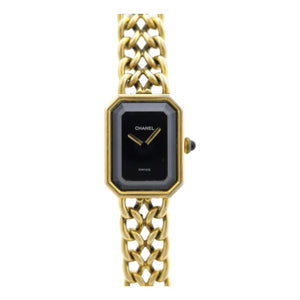 Chanel première gold gold plated watch