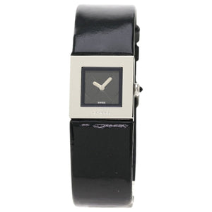 Chanel black steel watch