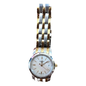 Tissot metallic steel watch