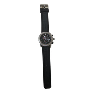 Burberry navy steel watch