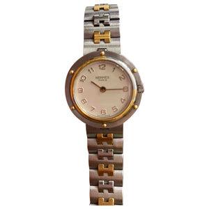 Hermès gold gold plated watch
