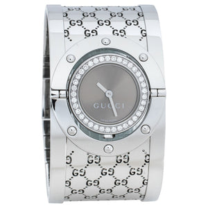 Gucci twirl  steel watch