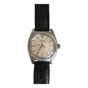 Rolex oyster perpetual 31mm white steel watch