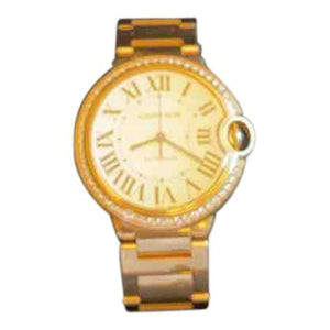 Cartier ballon bleu gold yellow gold watch