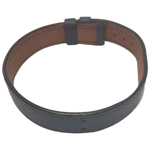 Hermès blue leather watch