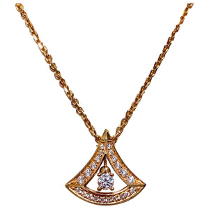 Bvlgari diva's dream gold pink gold necklaces