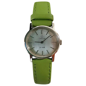 Omega de ville  silver steel watch