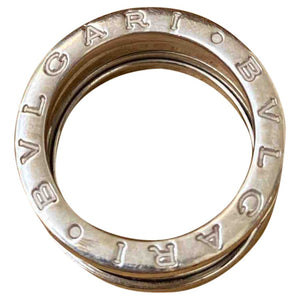 Bvlgari b.zero1 metallic white gold rings